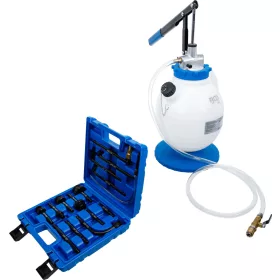   BGS technic Sebességváltó olaj feltöltő szerszám kézi pumpával, 7 literes, 8 adapterrel (BGS 9992)