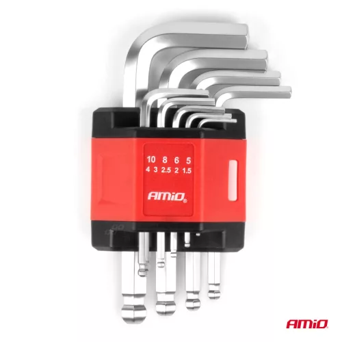 AMiO imbuszkulcsok CRV 9 db (01041)