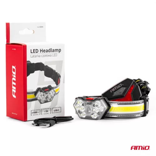 AMiO LED-es fejlámpa LH04 (02826)
