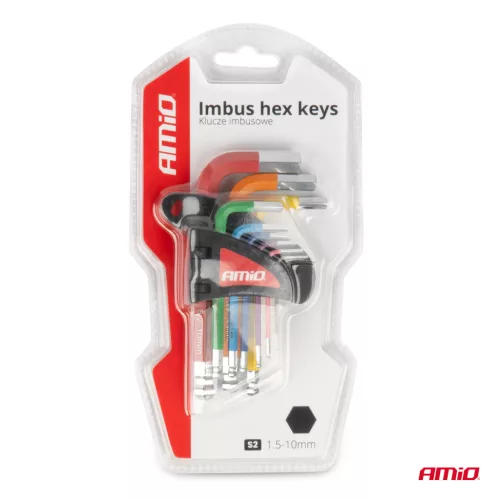 AMiO imbuszkulcsok S2 9 db (04298)