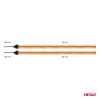 AMiO rugalmas COB LED-szalagok, borostyánsárga 2x30 cm 12 V (04572)