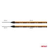 AMiO rugalmas COB LED-es oldalsó fénycsíkok narancssárga 2x30cm 12V (04574)
