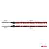 AMiO rugalmas LED-es oldalsó fénycsíkok piros 2x30cm 12V (04576)