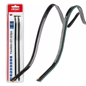   AMiO rugalmas COB LED-es oldalsó fénycsíkok kék 2x30cm 12V (04578)
