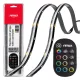 AMiO rugalmas COB LED-szalagok – vezérlő többszínű RGB 2x30cm 12V (04579)