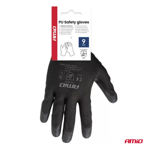 AMiO PU munkavédelmi kesztyű 4 db méret 9 (2 pár), 3131X (04632)