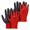 AMiO PE Latex bevonatos munkavédelmi kesztyű 4 db méret 10 (2 pár), 2121X (04637)