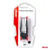 AMiO imbuszkulcsok 8 db CRV (04788)