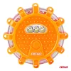 AMiO LED-es biztonsági jelzőlámpa 3xAAA IP65 12SMD + 3SMD (04828)