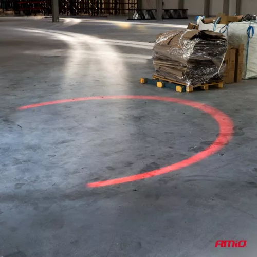 AMiO U alakú targoncabiztonsági jelzőlámpa, 10 W, 10–80 V (04867)