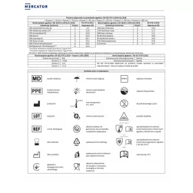   MERCATOR nitril védőkesztyű Nitrylex Basic méret M 100 db (MER13329)