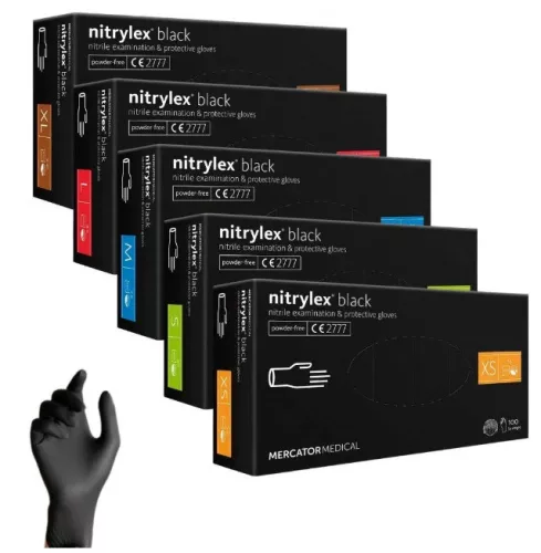 MERCATOR nitril védőkesztyű Nitrylex Basic méret XL 100 db (MER13529)