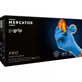   MERCATOR nitril kesztyű GoGrip kék méret XL, 50 db (MER20317)