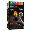 MERCATOR gogrip fekete nitril kesztyű, egyenként adagolható, L, 100 db (MER20886)