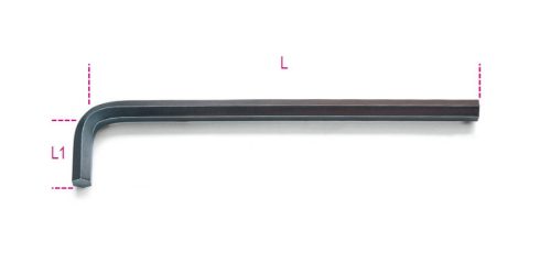 Beta 96L 2,5 mm Hajlított hosszú imbuszkulcs, barnított (000960825)