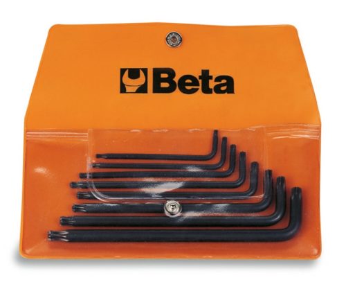 Beta 97BTx/B8 8 részes mm Hajlított gömbfejű Torx® imbuszkulcs szerszám készlet műanyag dobozban (000970159)