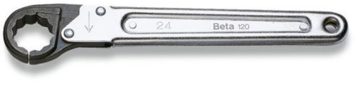 Beta 120 Nyitható racsnis hollander kulcs, krómozott, barnított fejjel 10 (001200010)