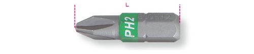 Beta 860PH 1 Színes csavarhúzóbetét Phillips®-csavarokhoz (008600225)