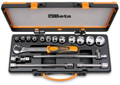 Beta 920A/C12X 12 Dugókulcs és 5 tartozék fémdobozban (009200933)