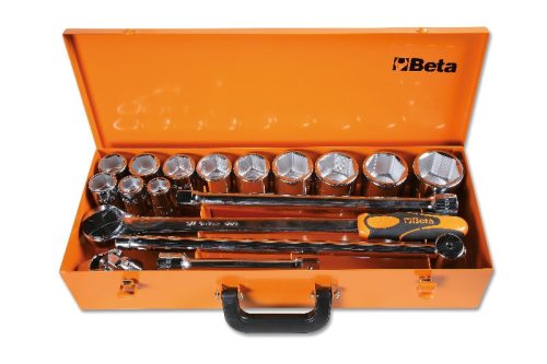 Beta 928AS/C12 12 hatlapú Dugókulcs és 5 tartozék, fémdobozban (009280968)
