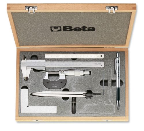 Beta 1685/C7 7 részes szerszámkészlet méréshez és jelöléshez kofferban (016850110)