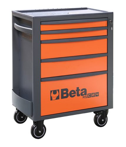 Beta RSC24/5-O 5 fiókos szerszámkocsi, narancs (024004051)