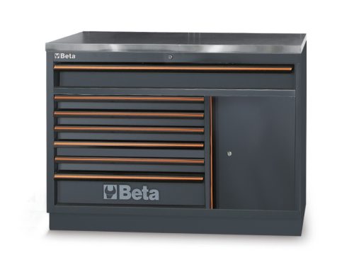 Beta C45PRO M7A/X 7 fiókos rögzített modul a C45PRO műhelyberendezés összeállításhoz (045000161)