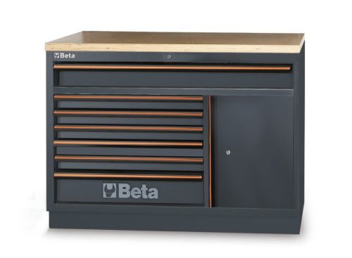 Beta C45PRO M7A/W 7 fiókos rögzített modul a C45PRO műhelyberendezés összeállításhoz (045000171)