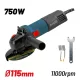 BORMANN Lite Sarokcsiszoló 710W, Φ115mm, 11000rpm (BAG7100)