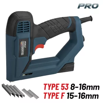   BORMANN Pro ELEKTROMOS TŰZŐGÉP  (Tűző/Szegező), Kapocs 8-16MM - Szeg 15-16MM (BAN1100)