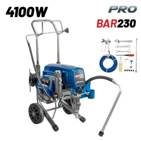   BORMANN Pro Nagynyomású festékszóró gép 4100 W, 230 bar, 15 m tömlővel (BAP7100)