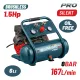 BORMANN Pro Kompresszor olajmentes, szénkefementes motorral, csendes, 1,5 LE, 6 liter, 8 bar, 167 l/perc (BAT5006)