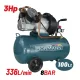 BORMANN Olajkenésű kéthengeres légkompresszor 3 LE, 100 literes tartály, 336 l/perc, 8 bar (BAT5015)