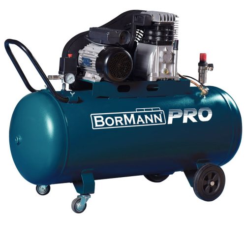 BORMANN Pro levegős KOMPRESSZOR szíjhajtással 200L, 3LE, 418L/perc (BAT5090)