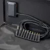 BORMANN Pro Napelem összecsukható kivitelben hordozható energiaállomáshoz, 60 W, 18 V / 3,3 A, USB-A és USB-C  (BBC5011)