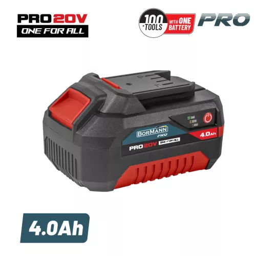 BORMANN Pro akkumulátor 20V, Li-Ion, 4.0Ah (BBP2004)
