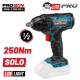 BORMANN Pro akkumulátoros ütvecsavarozó 1/2" 20V, Li-Ion, 250Nm (akku és töltő nélkül) (BBP3400)