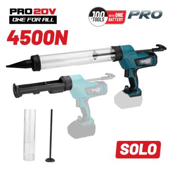   BORMANN Pro akkumulátoros TÖMÍTŐ PISZTOLY 20V, Li-Ion, 600ml, Li-Ion, 0-11mm/s (akku és töltő nélkül) (BBP3610)