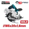 BORMANN Pro akkumulátoros körfűrész Φ165x20 20V, Li-Ion, LÉZER (akku és töltő nélkül) (BBP3830)