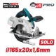 BORMANN Pro akkumulátoros körfűrész Φ165x20 20V, Li-Ion, LÉZER (akku és töltő nélkül) (BBP3830)