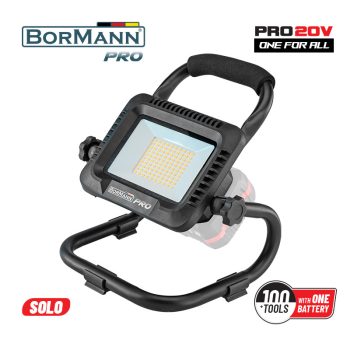   BORMANN Pro akkumulátoros munkalámpa Li-ion 20V, 5000/2000Lm (akku és töltő nélkül) (BBP3910)