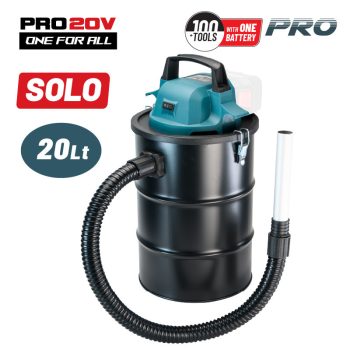   BORMANN Pro akkumulátoros hamu porszívó 20V, 20L, Li-ion (akku és töltő nélkül) (BBP3920)