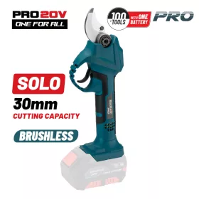   BORMANN Pro akkumulátoros szénkefementes metszőolló 20V, Li-Ion, MAX vágás 30mm (akku és töltő nélkül) (BBP4150)