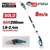 BORMANN Pro akkumulátoros rúdfűrész 20V, Li-Ion, 200mm (akku és töltő nélkül) (BBP4200)