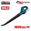 BORMANN Pro akkumulátoros lombfúvó 20V, Li-Ion, 12000rpm, levegősebesség 190Km/h (akku és töltő nélkül) (BBP4300)