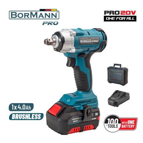 BORMANN Pro AKKUS  ÜTVECSAVAROZÓ  GÉP,  KEFE NÉLKÜLI,  20V AKKUMULÁTORRAL (BBP5120)