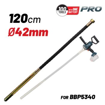   BORMANN Pro  akkumulátoros betonvibrátor tömlő BBP5340 -HOZ (BBP5341)