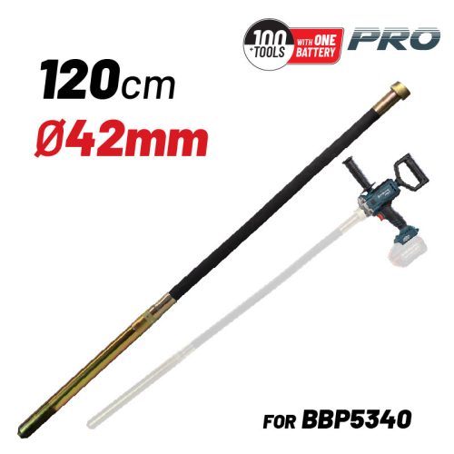 BORMANN Pro  akkumulátoros betonvibrátor tömlő BBP5340 -HOZ (BBP5341)