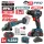 BORMANN PRO Akkus sarokcsiszoló 125mm és ütvefúró csavarozó készlet, 2x4aH 20V,  kofferben (BBP5433X44T2CA)