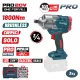 BORMANN Pro Akkus ütvecsavarozó 20 V, 3/4”, 1800 Nm, szénkefementes (BBP5456CA)